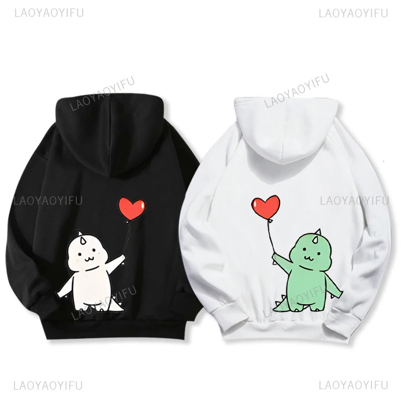 Dinosaur Matching Couple Pocket Mr. Womens Printed Hoodie Casual Sports Shirt Wedding Hoodie Y2k Fashion Hoodie 241214