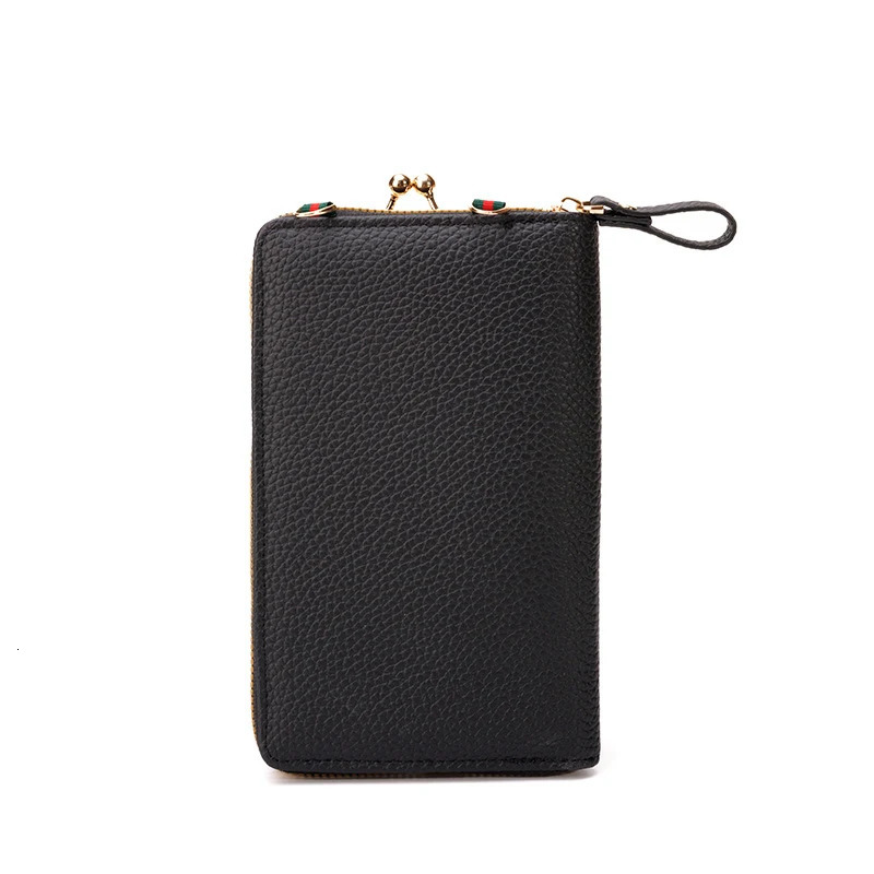 Womens handbag mobile wallet shoulder bag womens womens wallet clutch PU leather cross body bag 241213
