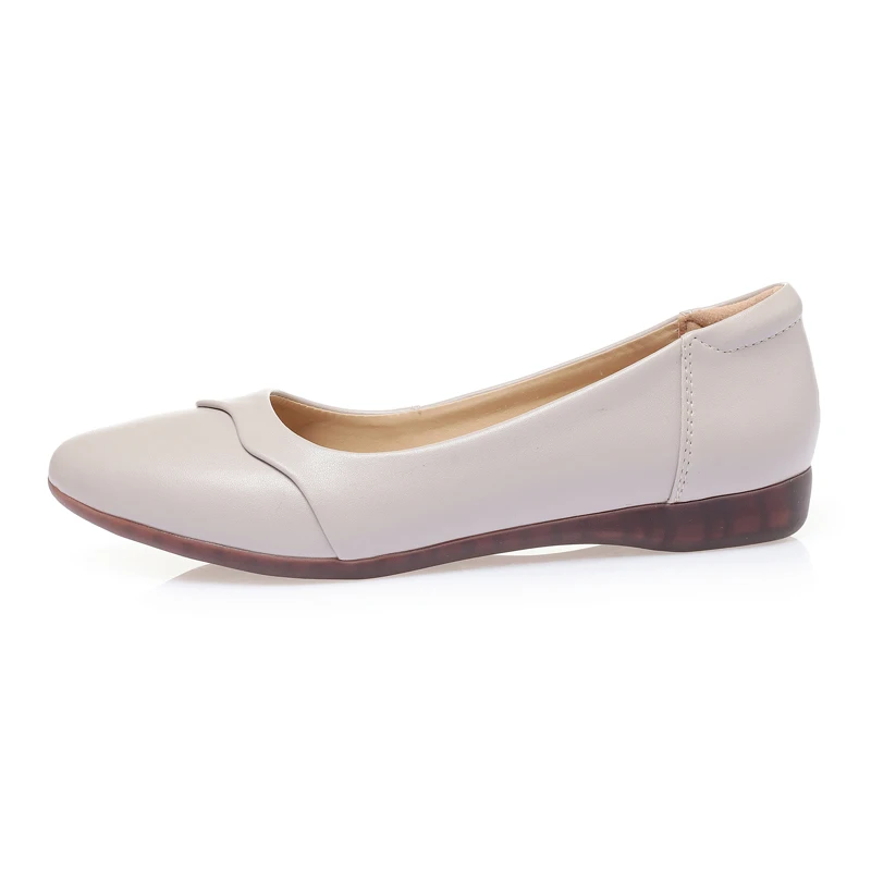 AIYUQI Women's Flat Shoes Large Size Mom Spring Shoes Casual Soft Sole Middle-aged Elderly Women's Shoes