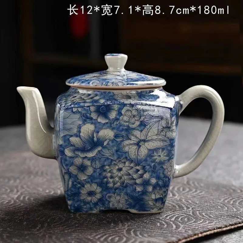 Vintage Teapot Ceramic Dragon Teapot He Li Kung Fu Teapot Set Chinese Teapot Handmade Teapot Y241214