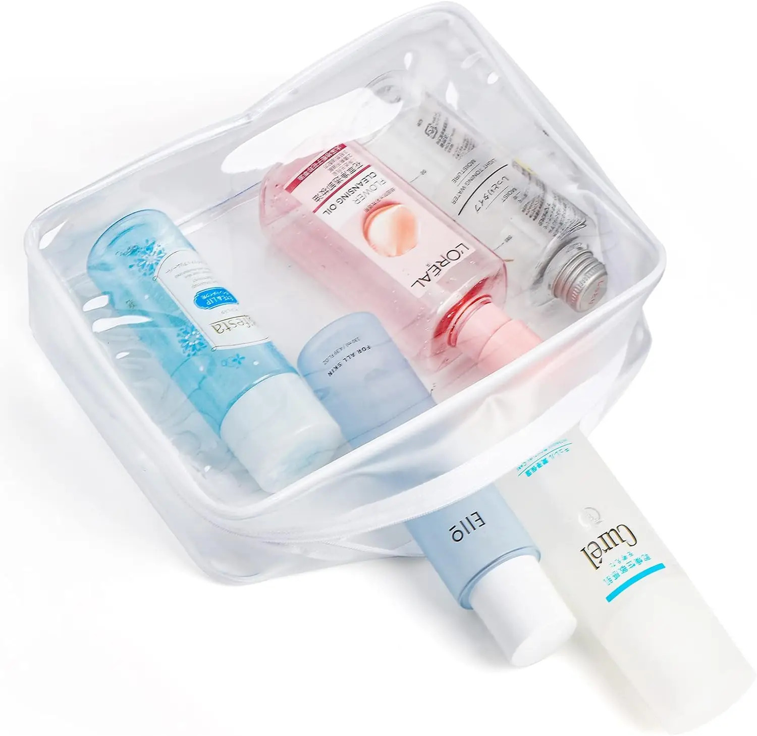 Transparent PVC Storage Travel Organizer Transparent Makeup Bag Beauty Makeup Bag Beauty Makeup Bag Wholesale 241212