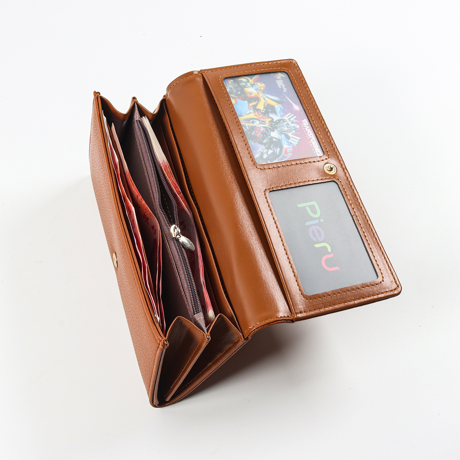 Hot Selling New Women's Long Designer Ultra-thin And Ultra Light Folding Wallet Zero Wallet Money Card Bag