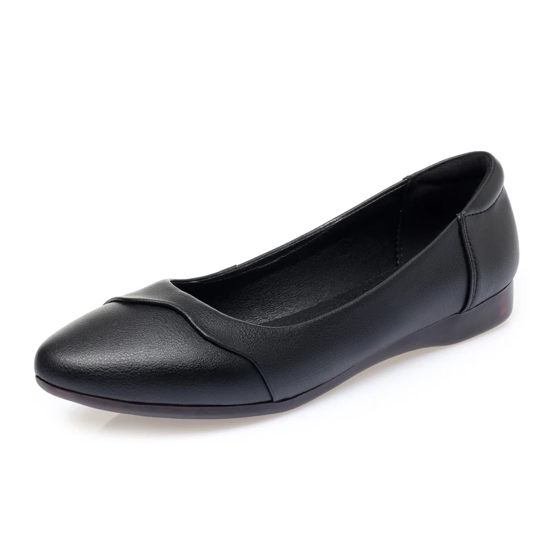 AIYUQI Women's Flat Shoes Large Size Mom Spring Shoes Casual Soft Sole Middle-aged Elderly Women's Shoes
