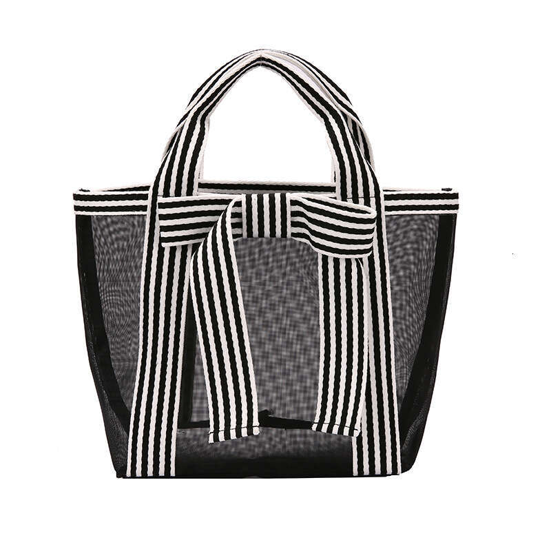 minimalist Korean transparent single shoulder tote bag ins niche fashion large capacity multifunctional handbag armpit 2024 new style chic and elegant