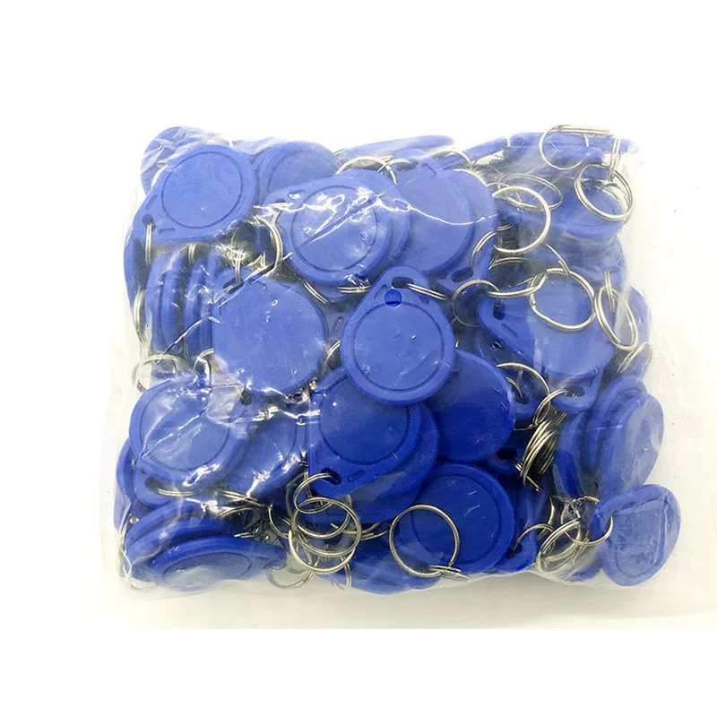 100pcs UID RFID tag keyfob for 13.56MHz Writable Block 0 HF ISO14443A for card replication 241209