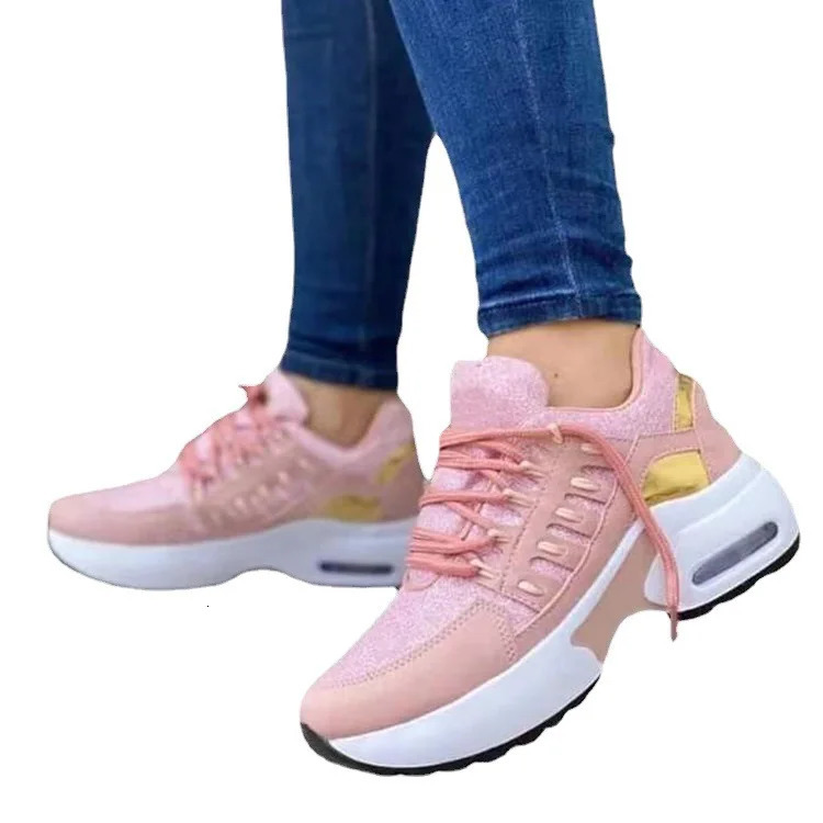 Women Sneakers Summer Autumn Sport Shoes Size 36-43 Woman Platform Trainers Ladies Tenis Feminino Red Blue Zapatos 1693 241213
