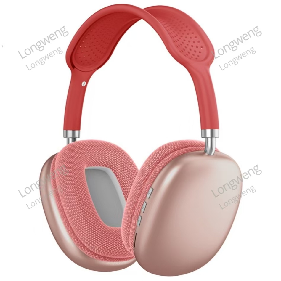 P9 Pro Max Wireless Over-Ear Bluetooth Adjustable Headphones Active Noise Cancelling HiFi Stereo Sound for Travel Work