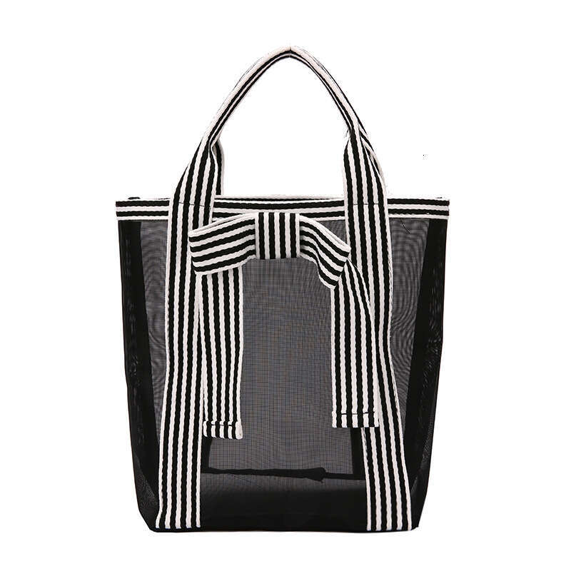 minimalist Korean transparent single shoulder tote bag ins niche fashion large capacity multifunctional handbag armpit 2024 new style chic and elegant