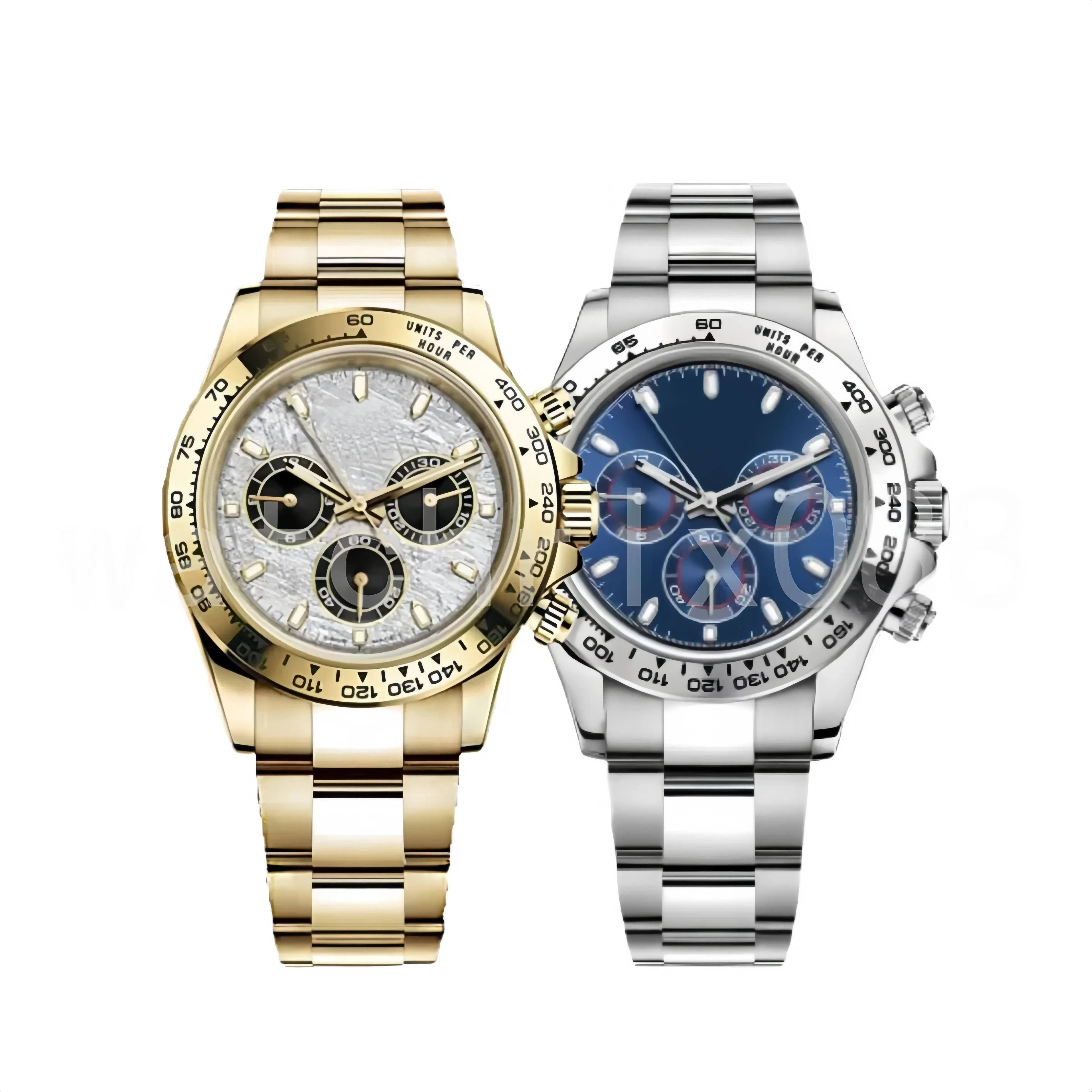 luxury 40MM Mens watches gold watch 2813 movement designer Master automatic mechanical wristwatches Two Tone steel Super Luminous sapphire glass montre de luxe