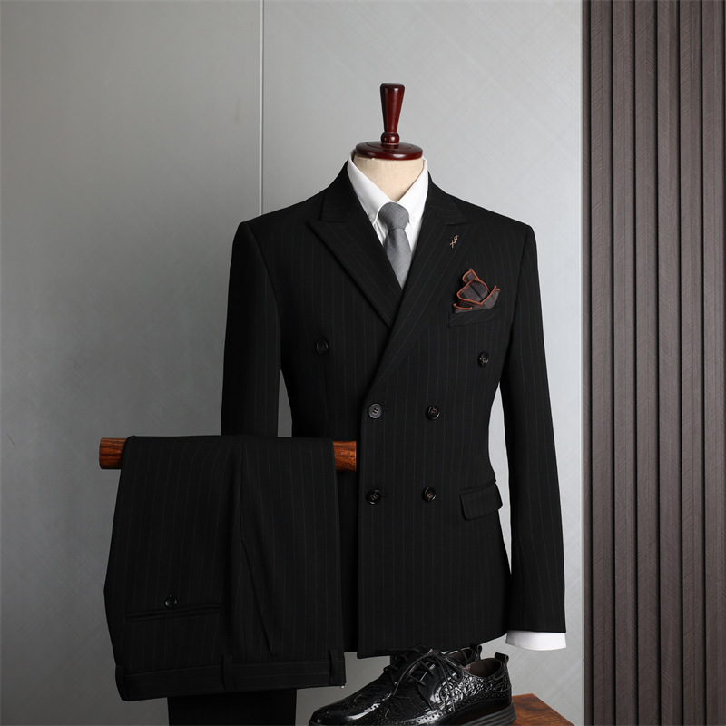 K614 Men's Slim Fit Wedding Suit - Elegant Groom Attire with Business Casual Style