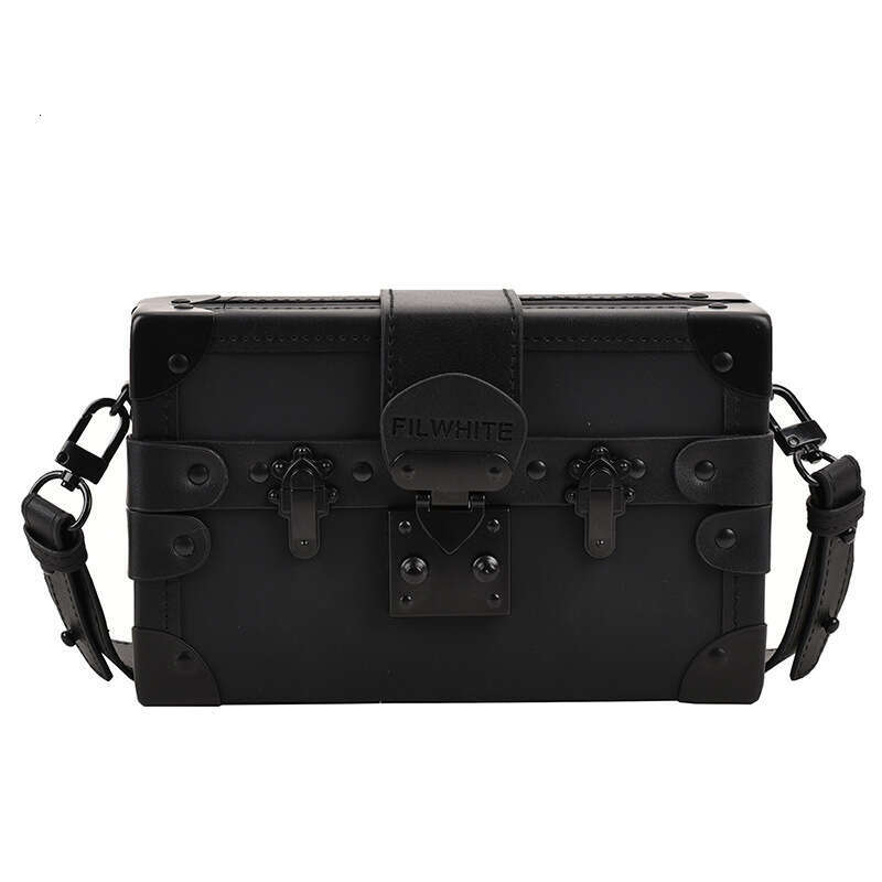 Summer internet celebrity French high-end contrasting color small square box single shoulder crossbody phone bag 2024 temperament versatile new trendy