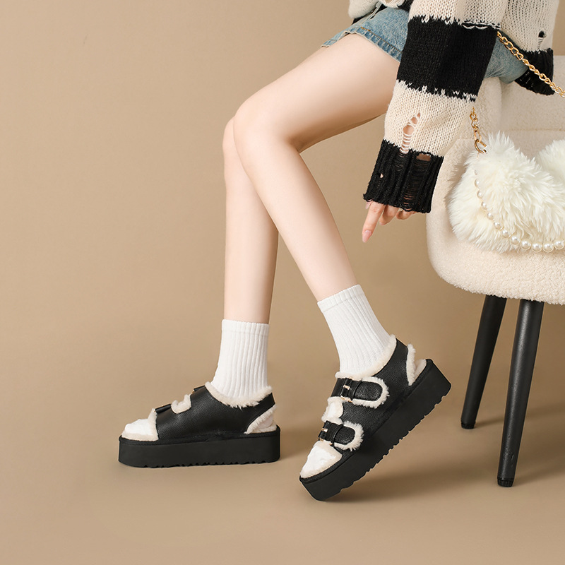 Free shipping Women Platform Slippers Women Summer High Heels Outdoors Casual Beach Heels Sandals Shoes size 35-39