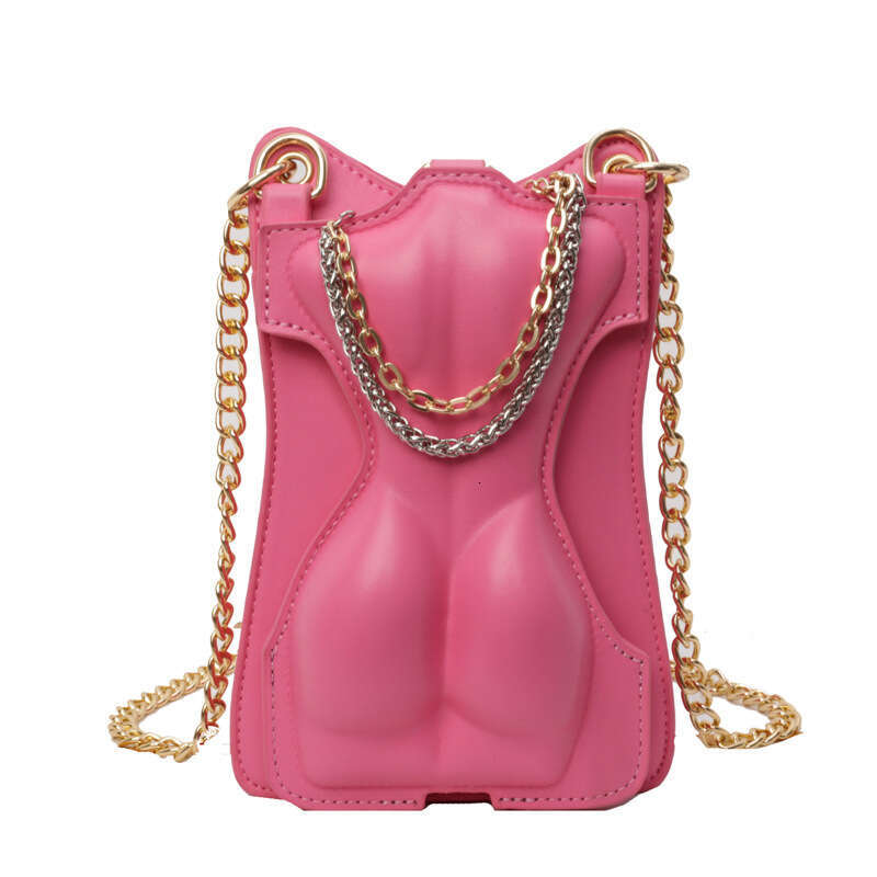 Spicy girl style niche design chain crossbody small square women's summer high-end phone bag 2024 temperament versatile new trend clothing ins