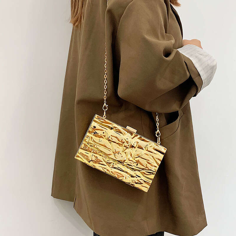 Bag women's Korean version fashionable candy colored western-style handbag Instagram internet famous ice crack crossbody bag 2024 new style tempe