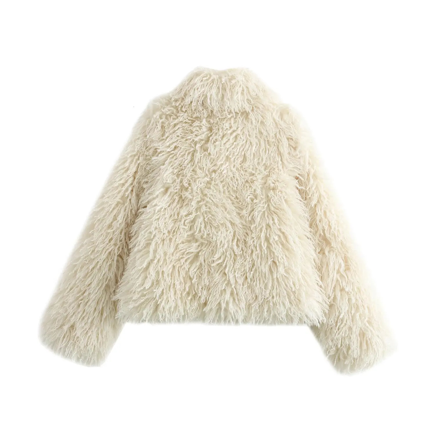 European and American style fashionable versatile fur jacket for women winter coat 241211