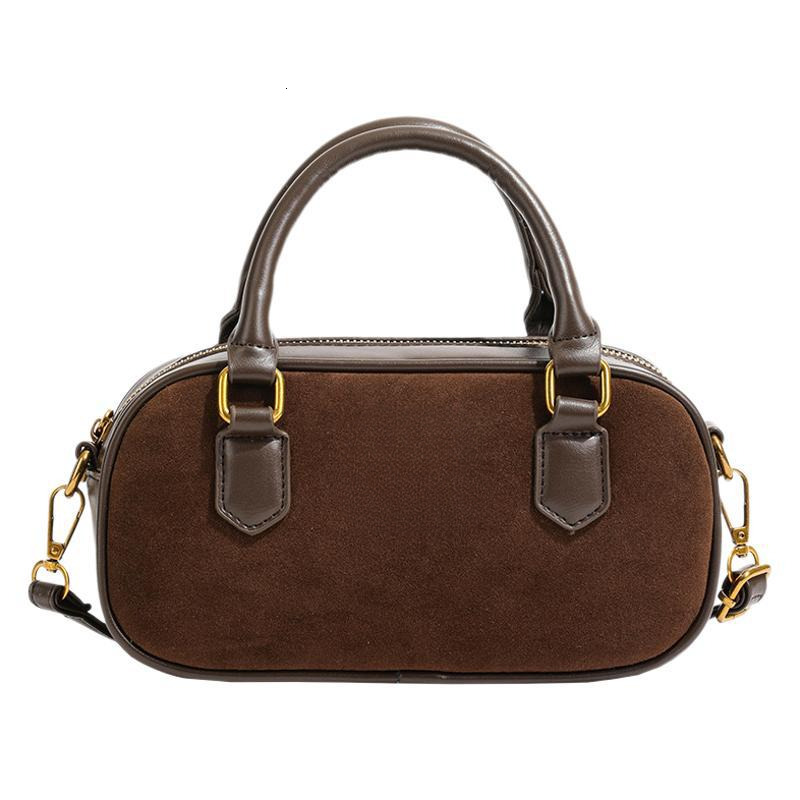 New Designer Retro Multifunctional Outdoor Handbag Horizontal Bag Bowling Bag mmbag