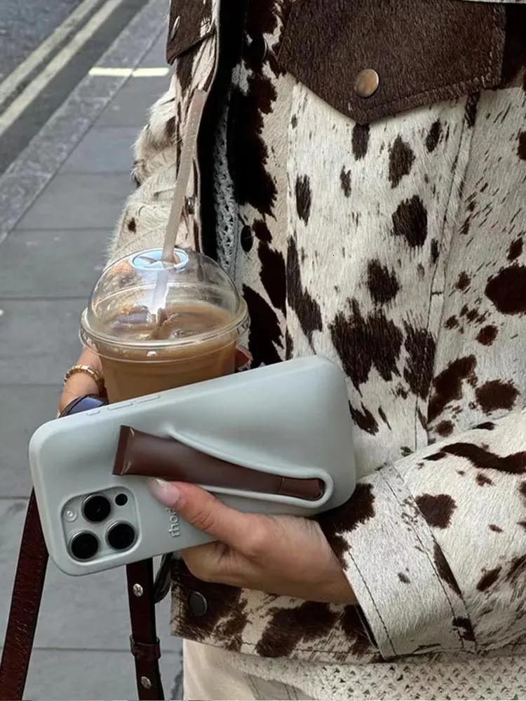 Fashion Comparison Printed Jacket Womens Retro Casual Collar Single Chest Long Sleeve Pocket Jacket Autumn Womens High Street Clothing 241214