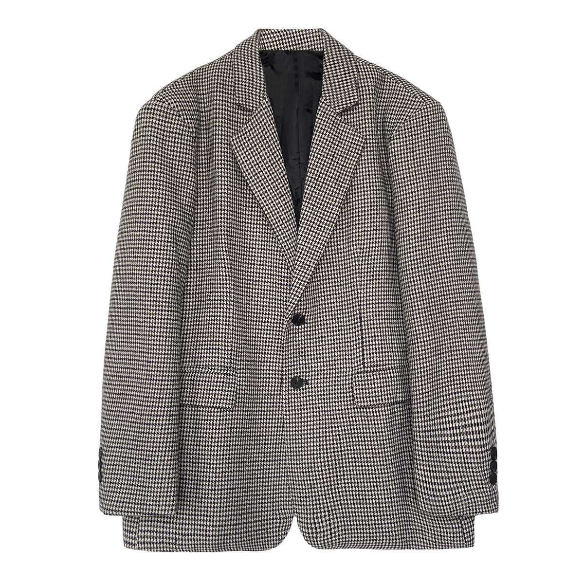 H1215Casual plaid suit BF Harajuku style men's suit jacket