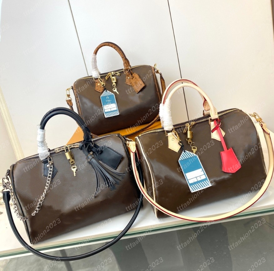 Fashion Casual Designer bag Genuine Leather Luxury SP Soft 30 Dark Bag Boston Bag Totes Handbag Top Handbag Bag Shoulder Bag Crossbody TOP Quality 11945 Pouch Purse