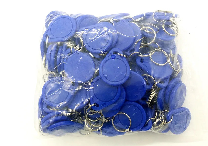 100pcs/Lot 13.56MHz rewrite 0 UID RFID tags can write ISO14443A key Fob for copying IC S50 card 241209