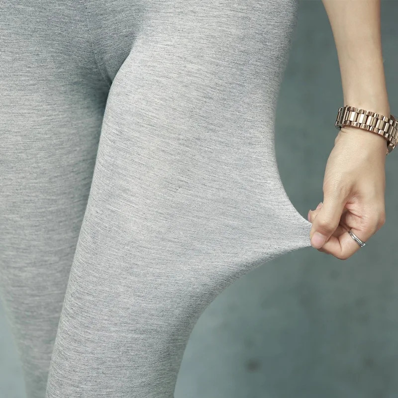 Comfortable Pants Leggings Thin Women Wear Nine point Spring And Summer Large Size High Waist Big Fashion Shopping 241203