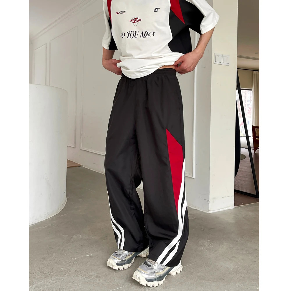 Womens Oversied Y2K Clothes Streetwear Cargo Jogging Wide Baggy Track Pants Korean Summer Clothing Tracksuits Techwear For Men 241214