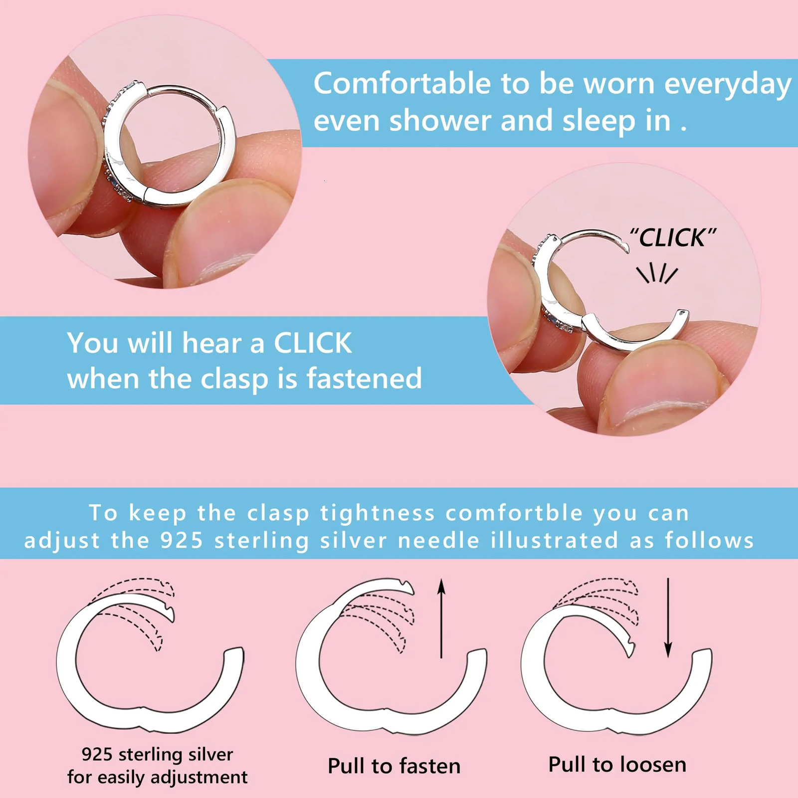 Drperfect 3pairs Earrings for Women Hypoallergenic Heart Star Stud Hoops Dangle Earrings Set for Women Studs Hoop Earring Sets 241214