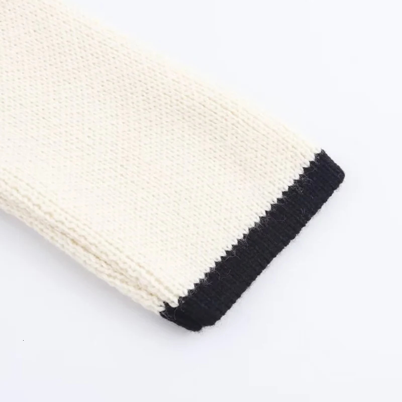 HXAO Crop Knit Cardigan For Women Womens Sweater Bow Lace-Up Outerwears Long Sleeve Cardigan O-Neck Off White Knitwear Cardigan 241214