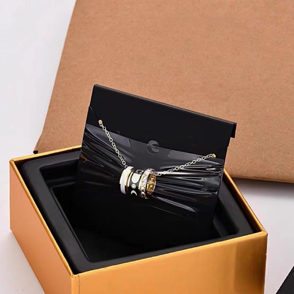 Women's Necklaces Designer Necklaces Enamel Necklace Rhinestone Jewelry Christmas Gift Valentine's Day gifts With Box