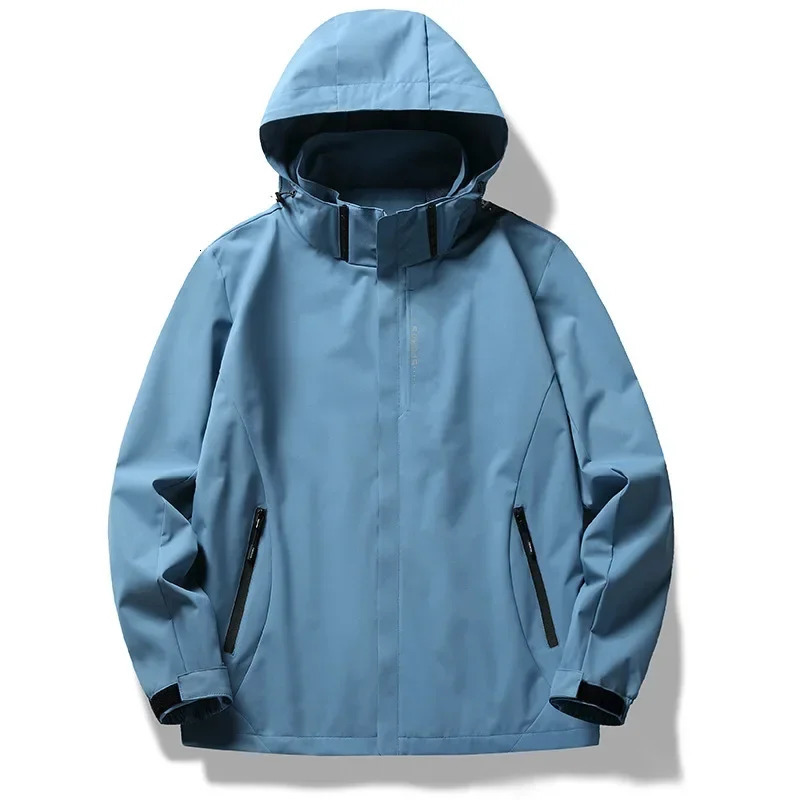 Fashionable outdoor jacket womens single-layer hood interchangeable coat autumn comfortable casual long sleeved waterproof 241214