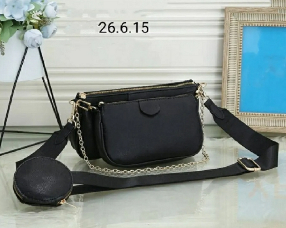 3 in 1 shoulder bag crossbody designer bags handbags women Denim luxury bag cross body bag womens Fashion flower handbag with coin purse high qua