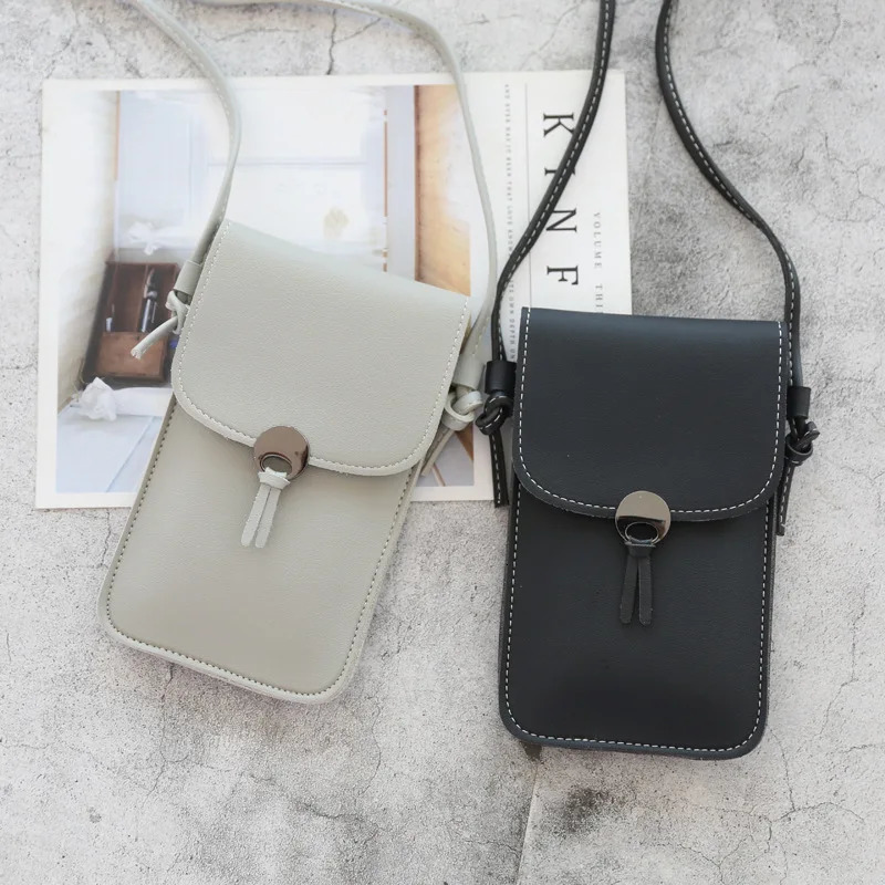 Women Wallet Bag Touch Screen Cell Phone Purse Bag Smartphone Wallet Tassel Leather Shoulder Strap Handbag Waterproof Women Bag 241213