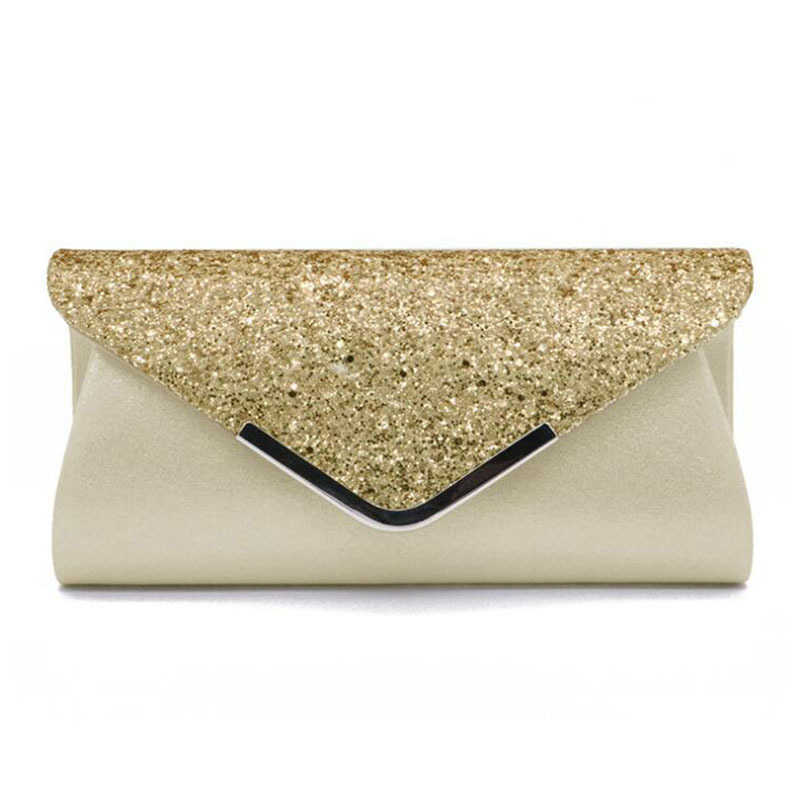 Clutch Bag New Fashion Dinner Bag Pu Sequin Womens Bag Hand Bag Dinner Bag Banquet Bag Evening Dress Bag Chain Bag 240920