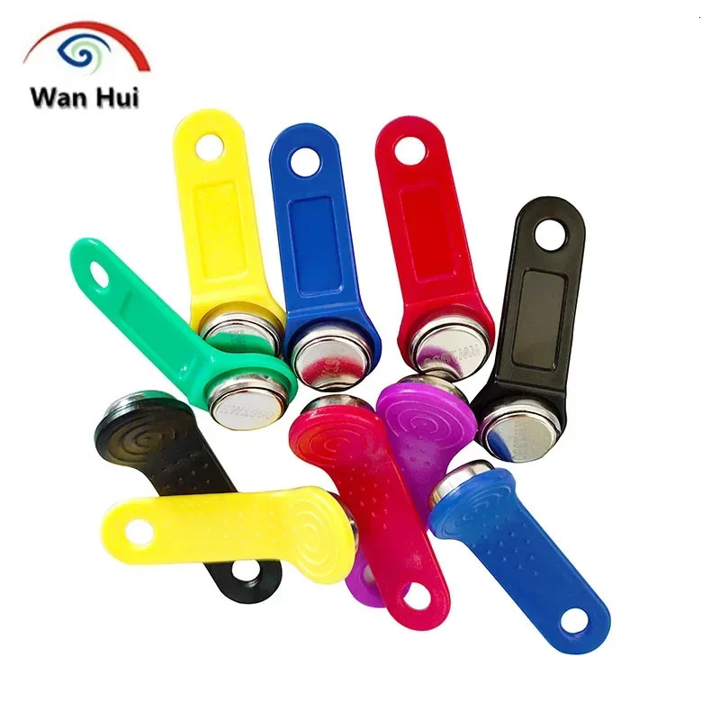 100 pieces of RW1990 F5 rewritable RFID tag touch card storage key DS1990A key Fob programmable copy Dallas sauna card home 241209
