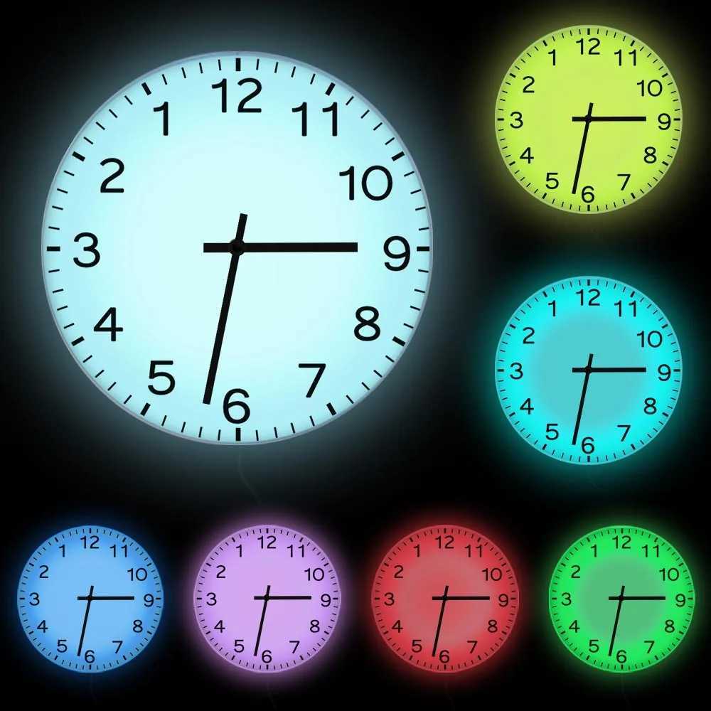 Wall Clocks Running Backwards is a simple and easy to read wall clock for modern design home decoration silent cleaning of living rooms operation in r