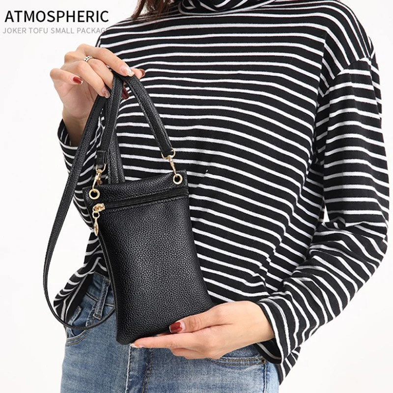 Womens cross shaped mobile phone bag womens cute handbag cute womens shoulder bag wallet daily paradigm wallet 241213