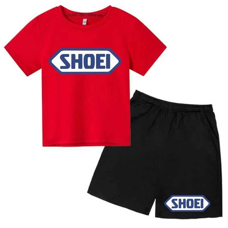 Clothing Sets Kids Fashion Summer Letter Print Breathable T-shirts+Pants 2pcs Sporty Suits 3-13Years Boys Girls Daily Outfits Children Clothes H241214