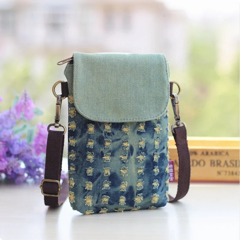 Cowboy 3-layer womens mini messenger phone bag shoulder bag wallet handbag womens fashion wallet 241213