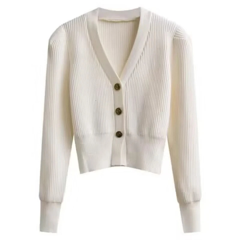 Womens Knitted Crop Top with Zipper Sexy Fashion Street Sweater Aesthetic Girly Cardigan Female Crop Top Y2k 241214