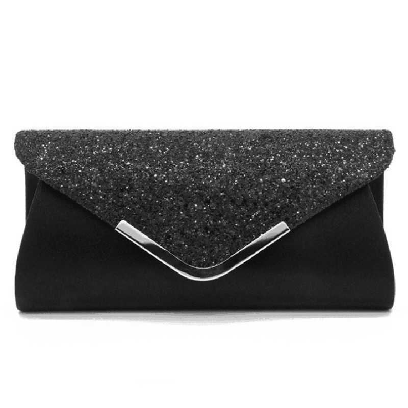 Clutch Bag New Fashion Dinner Bag Pu Sequin Womens Bag Hand Bag Dinner Bag Banquet Bag Evening Dress Bag Chain Bag 240920