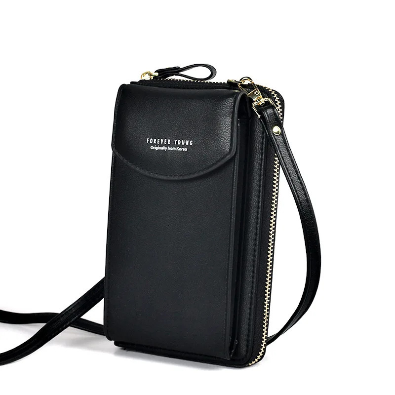 PU handbag ladies cross body mobile wallet shoulder bag 241213