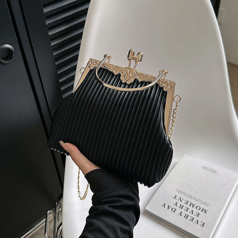 Small handbag for women, 23 styles, high-end feel, internet celebrity clip on handbag, niche single shoulder crossbody, dinner party small square bag,