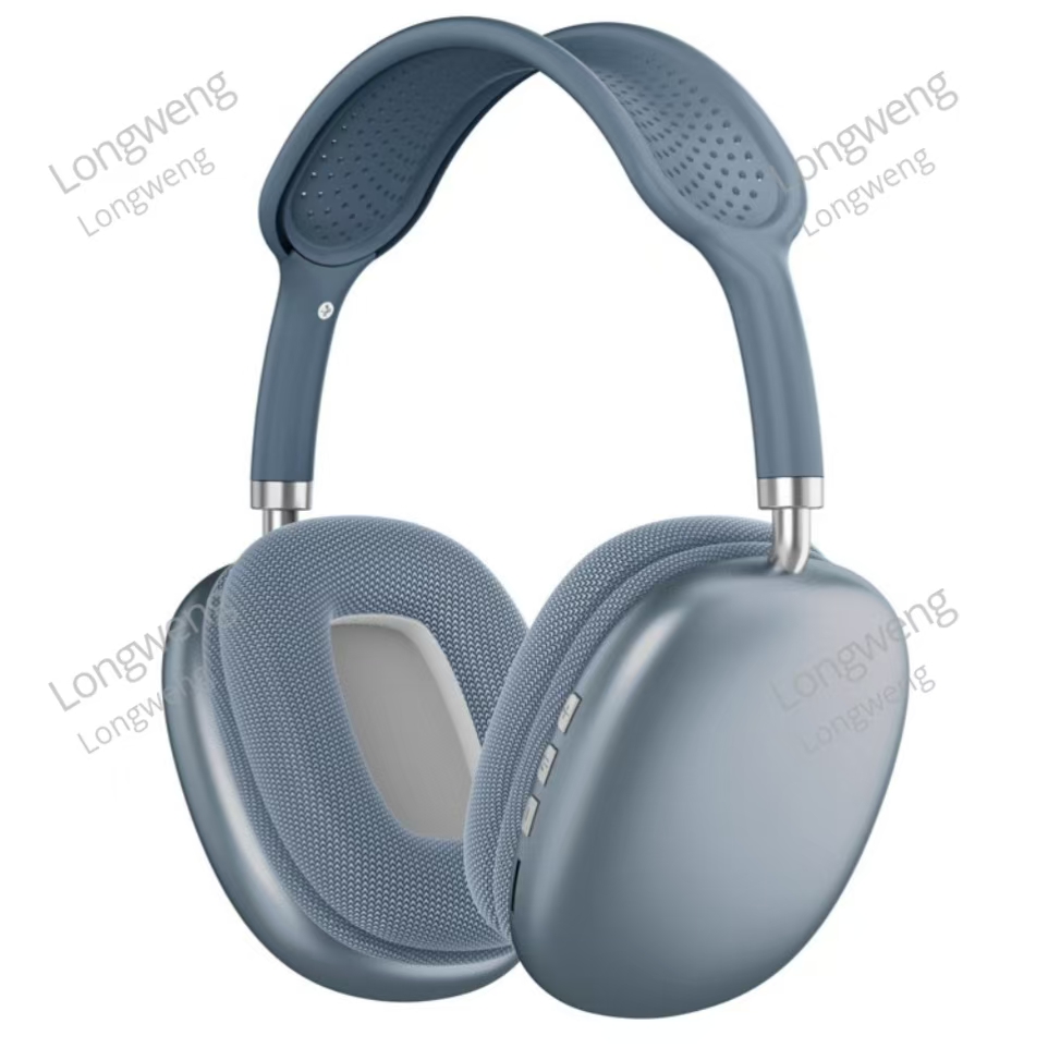 P9 Pro Max Wireless Over-Ear Bluetooth Adjustable Headphones Active Noise Cancelling HiFi Stereo Sound for Travel Work