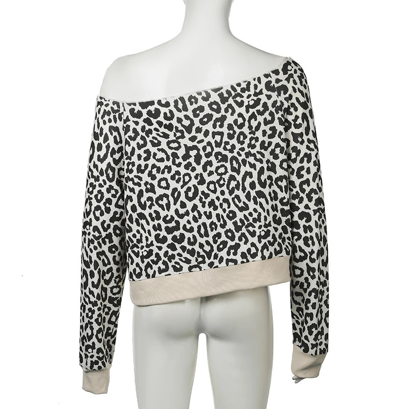 BIKPIIK Fashion Digital Leopard Hoodie Street Clothing Patch Work Skeleton Collar Long Sleeve Zipper Autumn Winter Womens Sportswear 241214