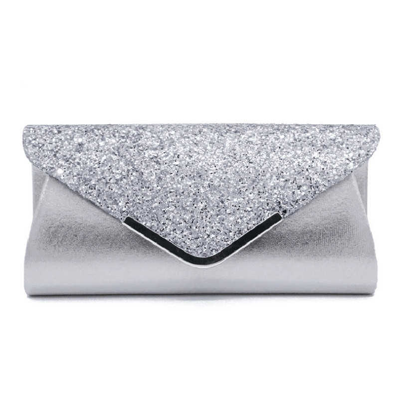 Clutch Bag New Fashion Dinner Bag Pu Sequin Womens Bag Hand Bag Dinner Bag Banquet Bag Evening Dress Bag Chain Bag 240920