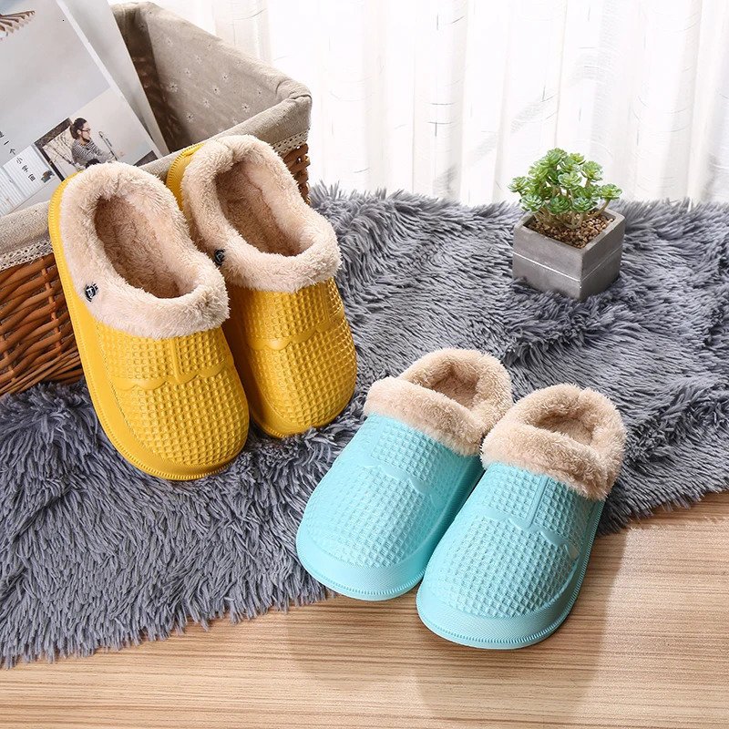 Ltolo Women ladies Men Adult Mules Warm Clogs Sandals Winter Slippers Indoor Shoes For Lady Man EUR37 38 39 40 41 42 43 44 241214