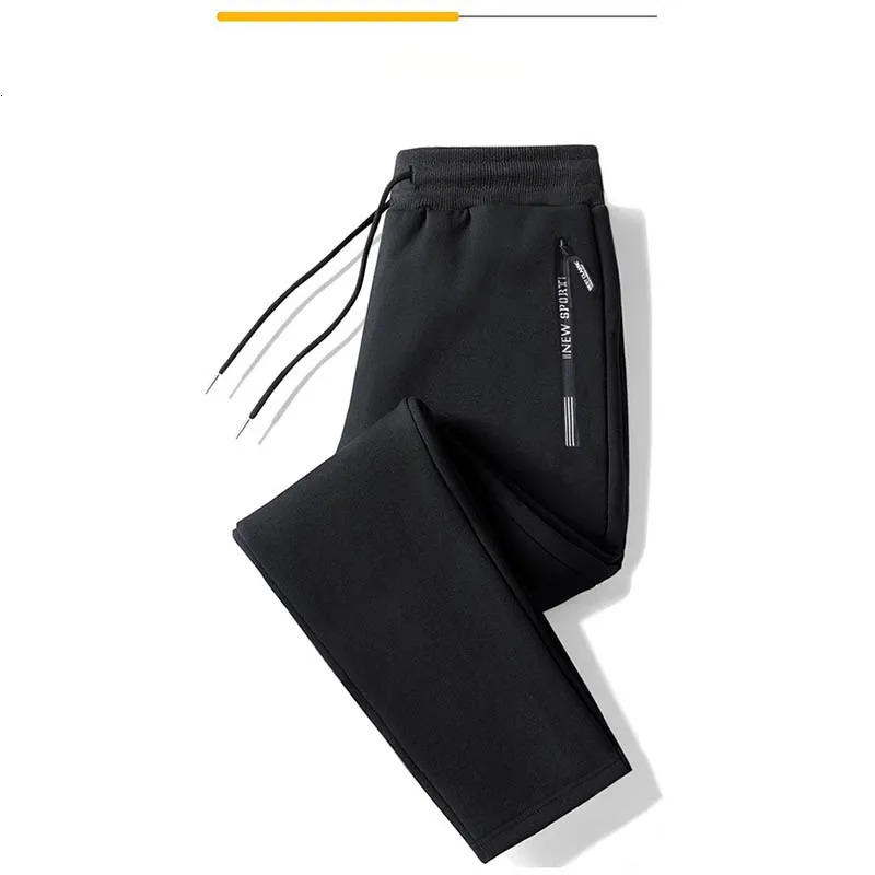 Mens casual pants spring and autumn loose straight leg long bundle feet all fashion sports sweatpants 241214