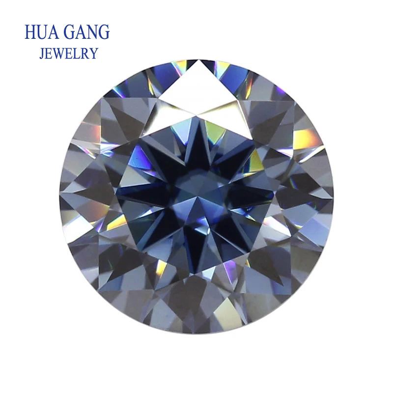 Royal Blue Loose Sapphire Gemstone 053ct Round Bead VVS1 Excellent Cutting Test Positive Diamond and GRA 241212