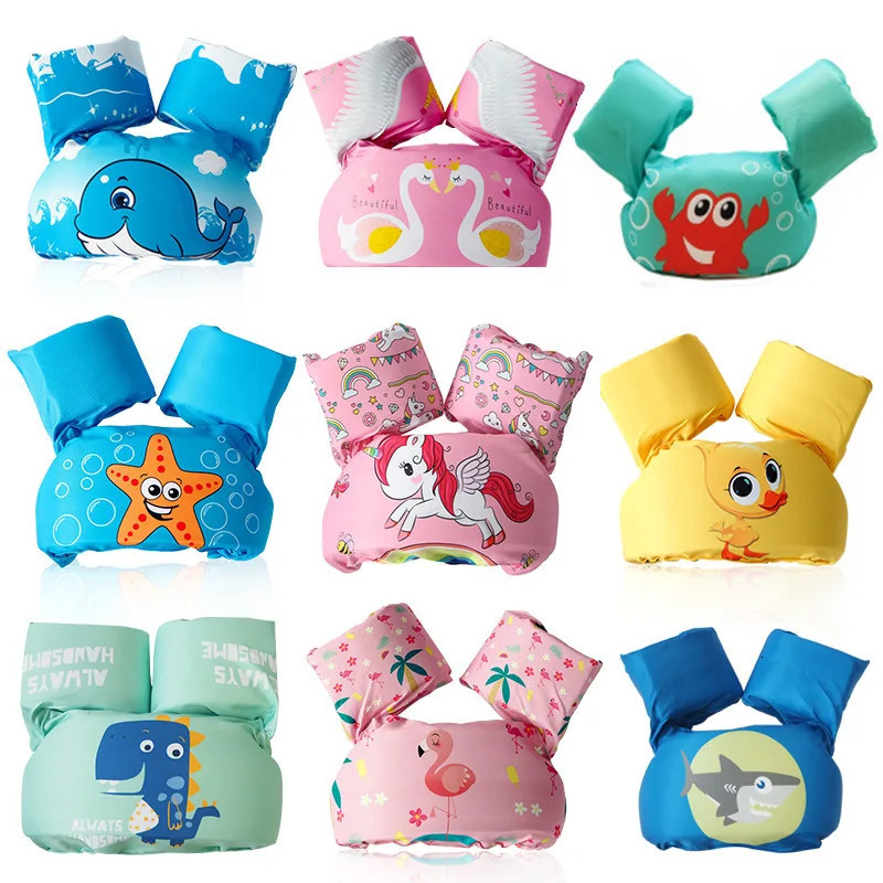 Baby Float Arm Sleeve Floating Ring Safe Life Jacket Buoyancy Vest Kid Swimming Equipment Armbands Swim Foam Pool Toys 241214