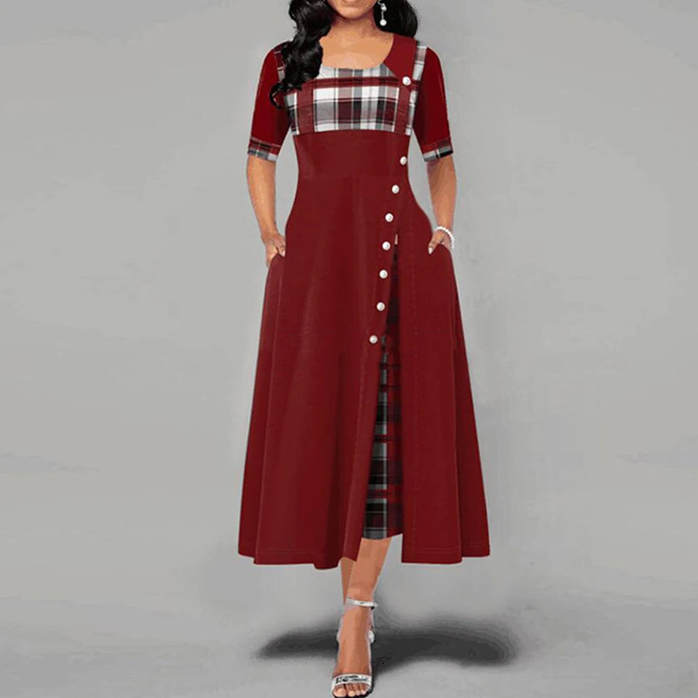 Midi womens plus size clothing is the gift for friends durable and dirt resistant 241212